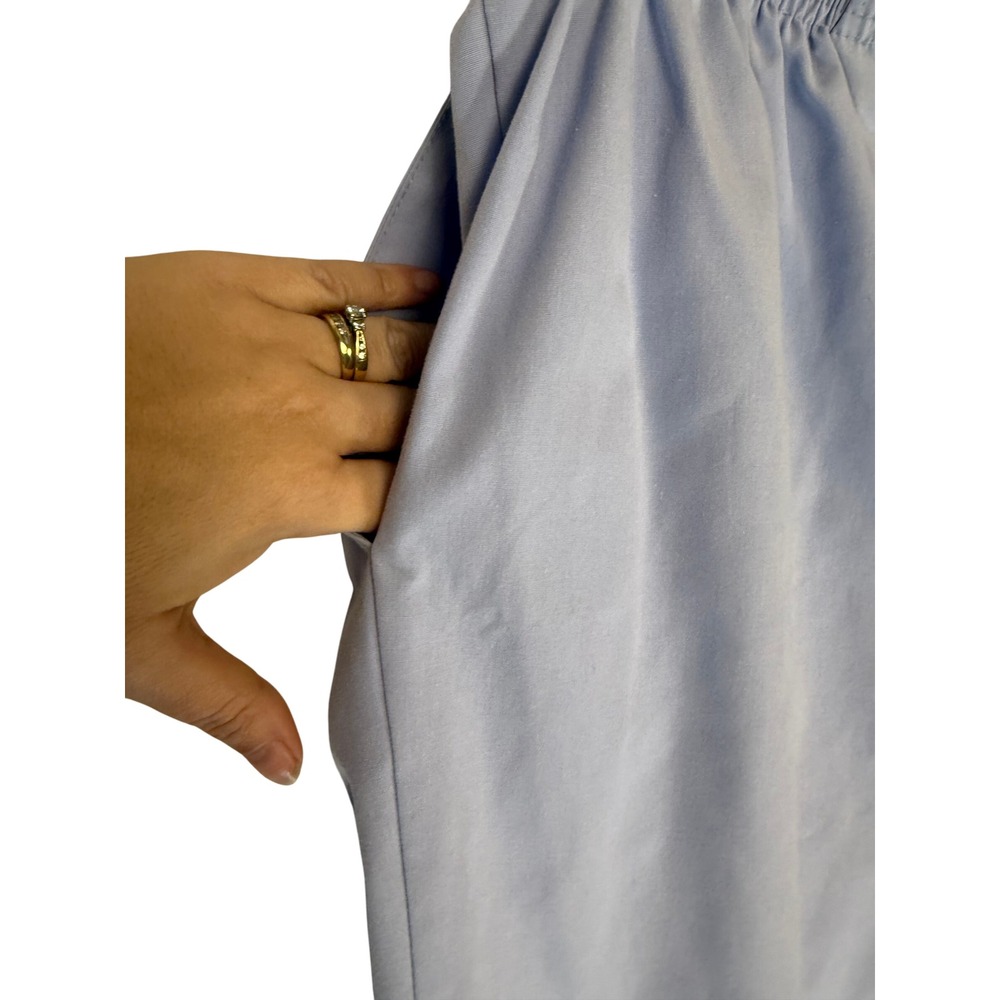 Alfred Dunner Women's Light Blue Elastic Waist Pants Size 10 - Picture 7 of 8